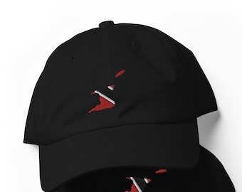 Trinidad Dad Hat, Trini Cap, Trinidad and Tobago, Trinidad Clothing
