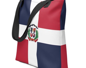Dominican Republic Flag, Tote bag, Dominican Republic, DR Gifts, Laptop Bag, women's bags, Beach Bag