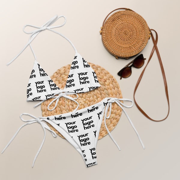 Custom Bikini, Custom Swimwear, Company Logo, Event Branding, Personalized Swimsuit, Bikini Set, Gift for Swimmer, Gift for her