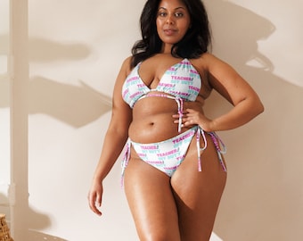 Teacher Off Duty Bikini, Teacher Gift, Teacher Off Duty, Hello Summer, Plus Size Swimwear, Bikini Set, Present for teacher 