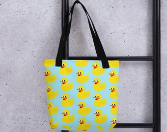Rubber Duck, Tote bag, Duckie, Duck Gifts, Laptop Bag, women's bags, Beach Bag