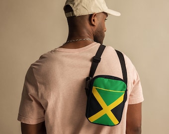 Jamaica Crossbody Bag, Utility Bag, Carnival Bag, Jamaica  Carnival, Jamaican Clothing, Unisex Bag