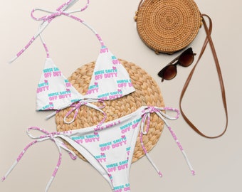Personalized Nurse Bikini, Off Duty Nurse, Name Gift, Nurse Swimwear, Medical Student, Nursing Student, Custom Bikini, Bikini Set