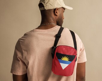 Antigua Crossbody Bag, Utility Bag, Carnival Bag, Antigua Carnival Monday Wear, Antigua & Barbuda Clothing, Unisex Bag