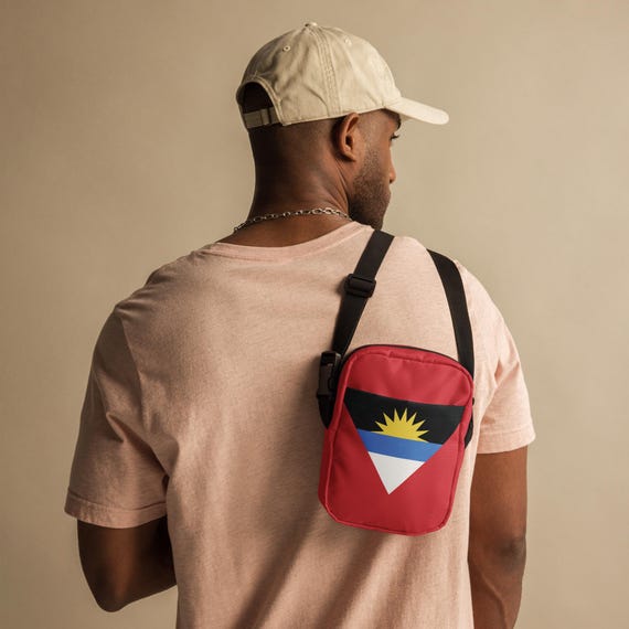 Antigua Crossbody Bag, Utility Bag, Carnival Bag, Antigua Carnival Monday Wear, Antigua & Barbuda Clothing, Unisex Bag Antigua Crossbody Bag, Utility Bag, Carnival Bag, Antigua Carnival Monday Wear, Antigua & Barbuda Clothing, Unisex Bag