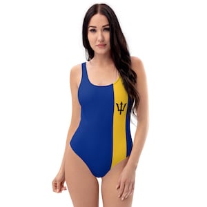 Barbados One-Piece Swimsuit, Plus Size Swimwear