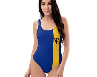 Barbados One-Piece Swimsuit, Plus Size Swimwear