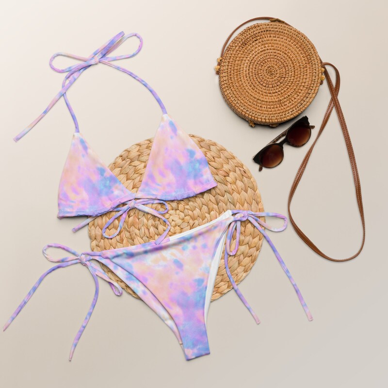 Large Bust String Bikini - Etsy