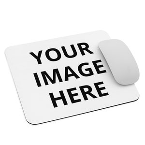 Personalisierte Mauspad, Personalisiertes Computerzubehör, Firmenlogo, Geschenk für kleine Unternehmen, Arbeit von zu Hause aus, Geschenk für Studenten