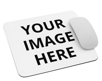 Customizable Mouse pad, Personalized Computer Accessories, Company Logo, Small Business Gift, Work from Home, Student Gift