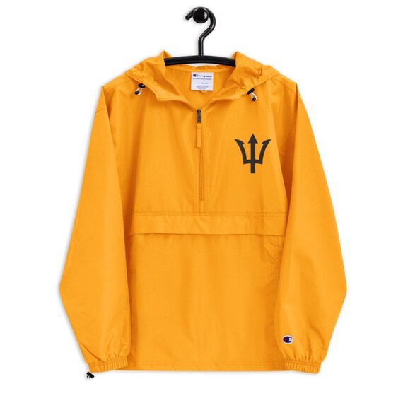 Coupe vent Barbade Veste brodee Veste compressible Champion Veste de pluie Manteau a enfiler Etsy France