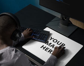 Customized Gaming Mouse Pad, Personalized Video Game Accessories, Gamer Gifts, Student Gifts, Office Decor, Gaming Laptop, Computer