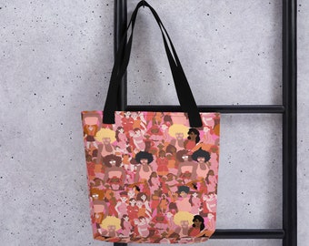 Beautiful Women Tote bag, Laptop Bag, International Women's Day