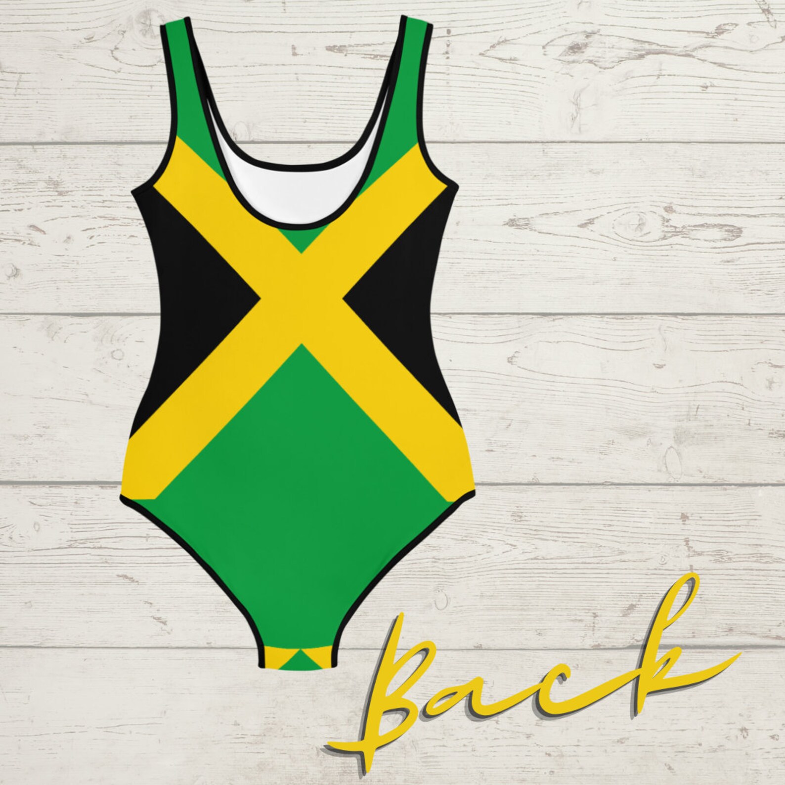 Jamaica One Piece Swimsuit for Children & Youth Jamaican Etsy