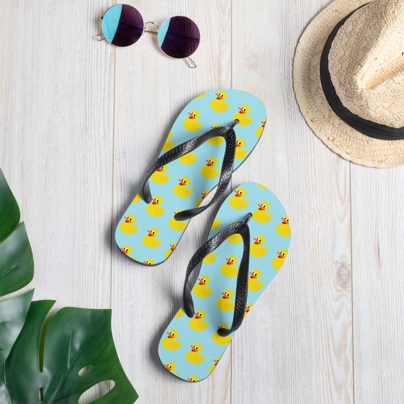 Duck flip flops deals