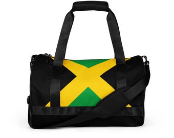 Jamaica Gym Bag, Workout Gear, Basketball Bag, Jamaica Clothing