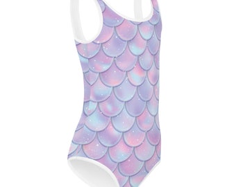 Mermaid Kids Swimsuit, Girls One-Piece, Mermaid Tail, Mermaid Swimwear Toddler, Swim Tail, Purple Swimsuitgift for toddler, Girls swimwear