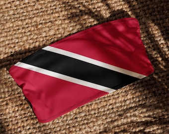 Trinidad Bandeau, Trini Bikini Top, Trinidad & Tobago, Monday Wear, Carnival Bikini, Red Bikini Top