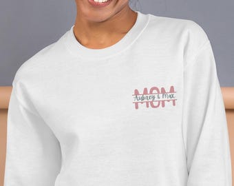 Personalized Mom & Kids Sweatshirt, Kids Names, Gift for New Mom, Mom Gift, Mother's Day Gift, Wife Gift