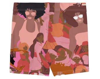 Beautiful Women Bicycle Shorts, Women, Feminist, Women Support Women, Feminist Gifts, Black Girl Magic