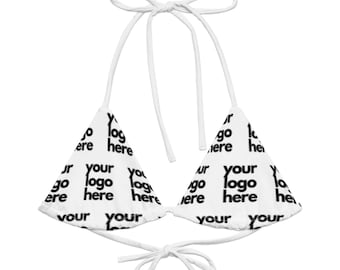Custom Bikini Top, Custom Swimwear, Company Logo, Event Branding, Personalized Swimsuit, Bikini Set, Festival Outfit