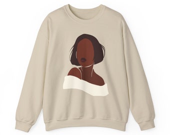 Black Girl Sweater, Afro Women Sweatshirt,