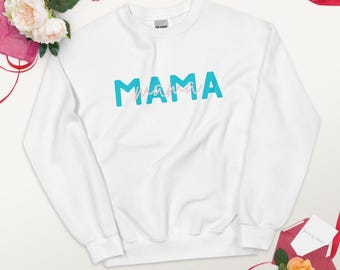 Mama Sweatshirt, Mama Sweatshirt With Kids Names, Gift for New Mom, Minimalist Mom Tee, Mother's Day Gift, Gift Mom Wife