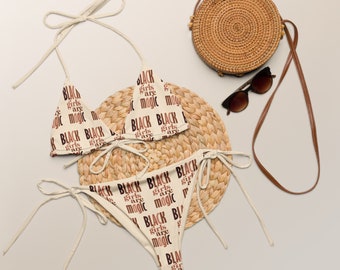 Black girls are magic string bikini, Gift for mom, Gift for girlfriend, Black history Month, Juneteenth