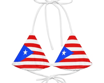 Puerto Rico Bikini Top, Large Bust Swimwear
