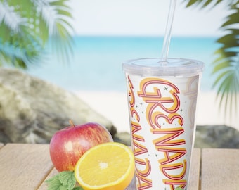 Grenada Carnival Cup, Plastic Tumbler with Straw