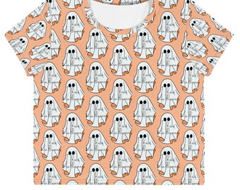 Ghost Crop Top, Halloween Sweatshirt, Halloween Costume, This is Halloween, Cute Ghost