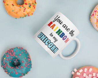 Rainbow Unicorn Friendship/Relationship Mug