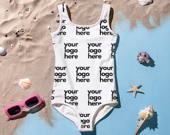 Custom Kids Swimsuit, Custom Swimwear, Company Logo, Event Branding, Personalized Swimsuit, Bikini Set, Gift for Swimmer, Gift for daughter