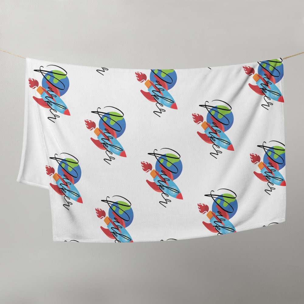 Personalisierte Rakete Schiff werfen Decke Weltraumdecke | Etsy