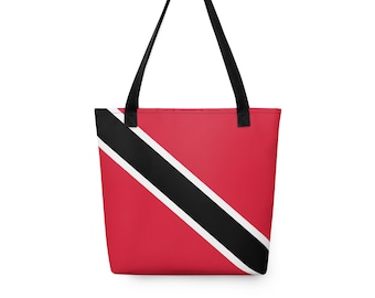 Trinidad & Tobago Flag, Tote Bag, Trini Gifts, Trinidad Clothing, Laptop Bag, women's bags, Beach Bag