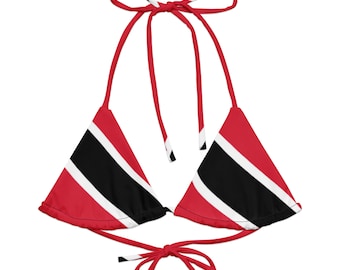 Trinidad Bikini Top, Trini Swimsuit, Red Swimsuit, Trinidad & Tobago, Plus Size Swimwear, Monday Carnival Wear, Large Bust Swimwear
