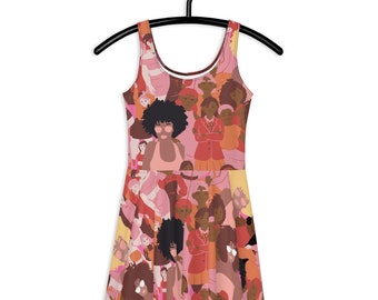 Beautiful Women Skater Dress, Empowerment, Women Support Women