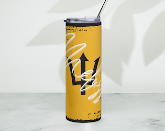 Personalized Barbados Cup, Stainless steel tumbler, Hot Drinks, Cold Drinks, Carnival Cup, Cropover 2025, Kadooment 2025, Carnival 2025