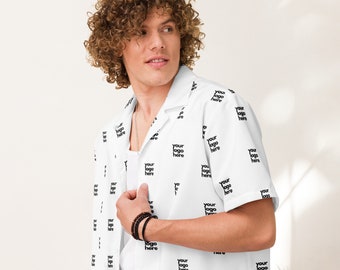 Custom Button Up Shirt, Short Sleeve Top, Personalized Shirt, Collared Shirt, Personalized Gift, Gift for Him, Gift for Her