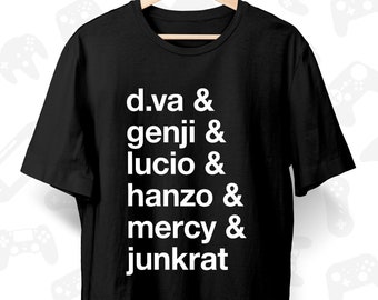 Overwatch Characters - Unisex T-shirt