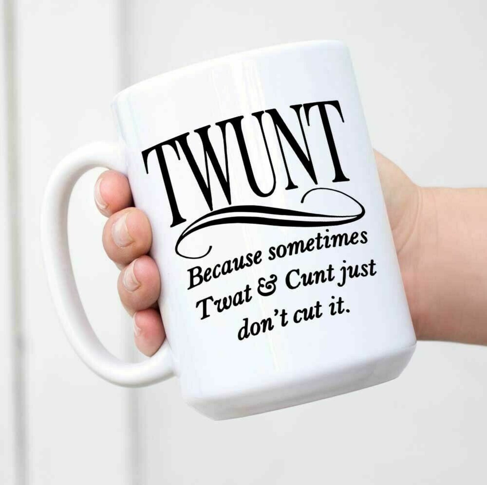 Novelty Coffee Mug TWUNT Coffee Mug Cup White Black Ceramic Etsy