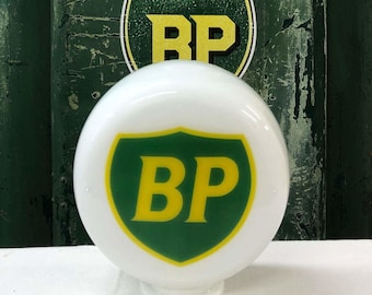 Mini Gas Pump Globe BP Super Gasoline Shield Oil and Petrol Memorabilia