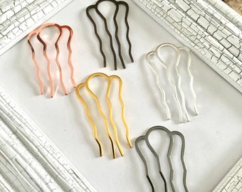 1 3/4",2-5 pcs,Hair forks,hair pin,rose gold hair pins,U shaped hairpins,blank hair pins,DIY hair pins,metal hair pins,hair findings