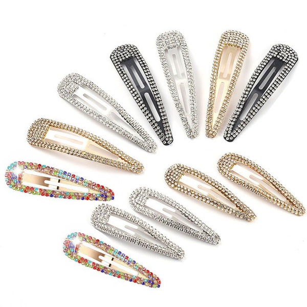 Crystals snap clips,rhinestone snap clips,gold snap clip,black snap clip,silver snaps clip,metal snap clip,snap clip,hair snap clips.