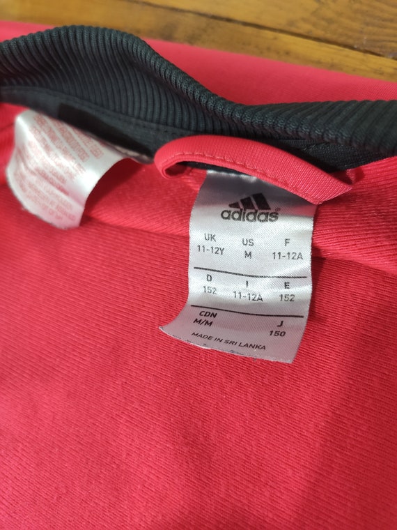 Vintage Red Adidas Small Tracksuit Sports Jacket … - image 8
