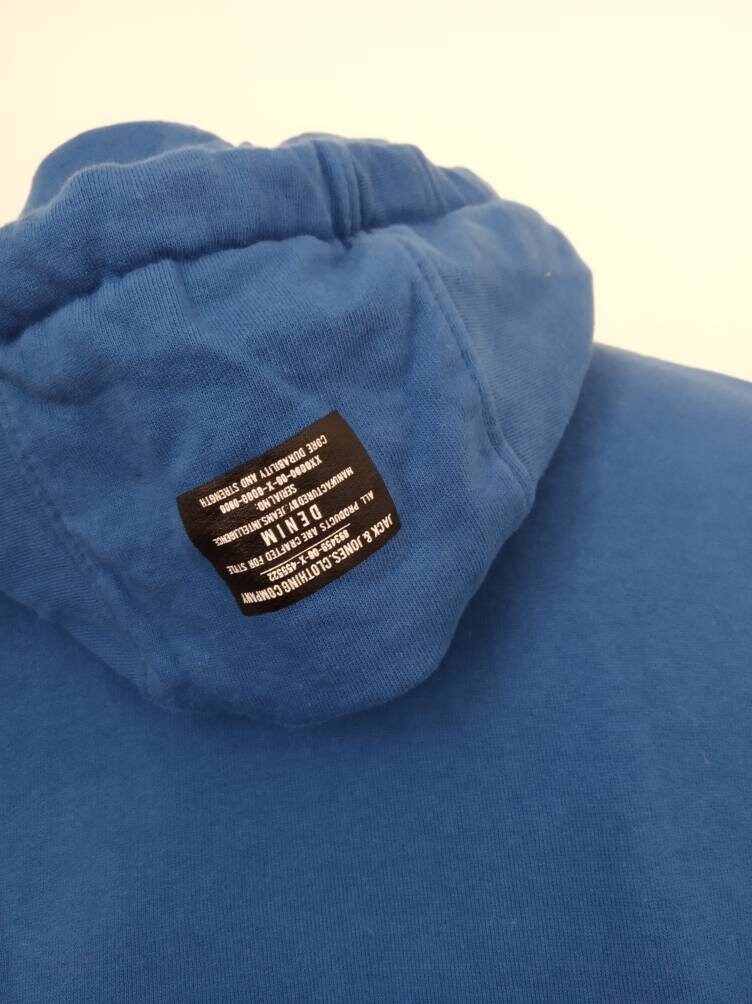 Vintage Jack Jones Blue Hoodie | Etsy