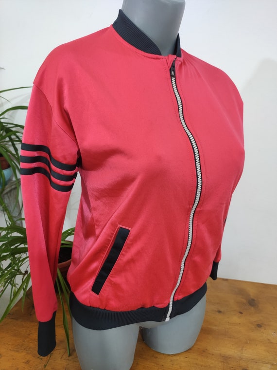 Vintage Red Adidas Small Tracksuit Sports Jacket … - image 4