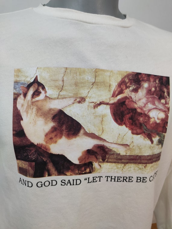 And God Said, Let There Be CATS Vintage Jumper / … - image 4