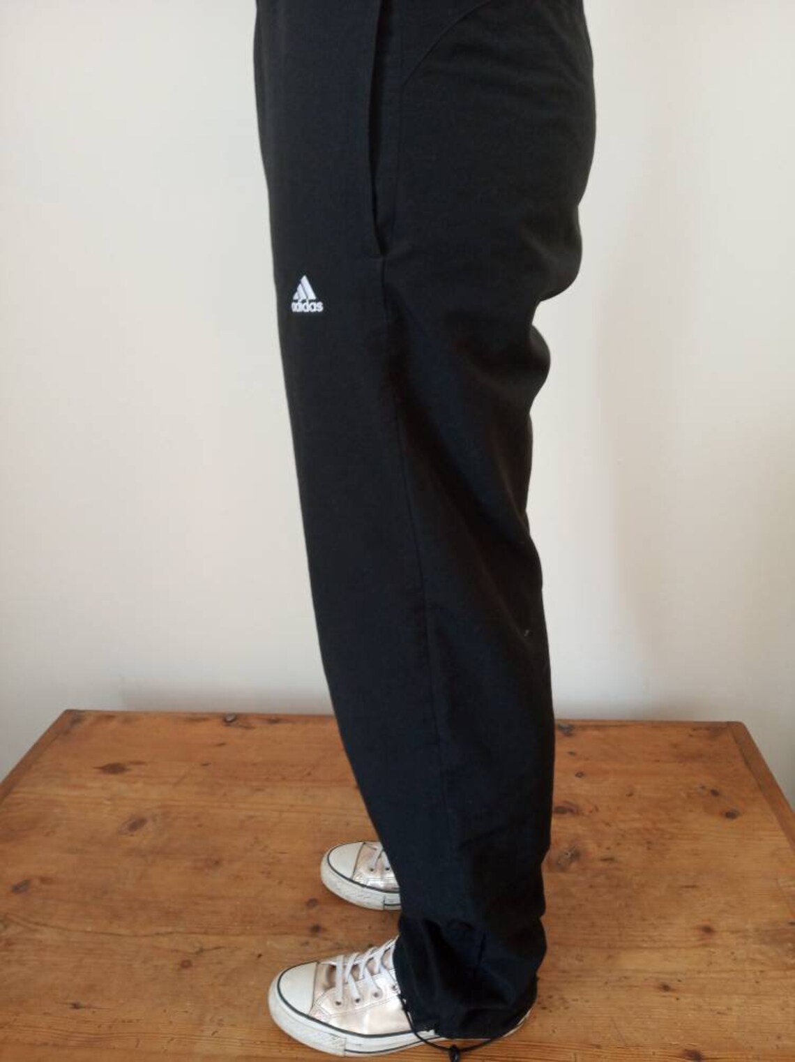 Black Adidas Jogging Trousers / Gym / Tracksuit/ Sports | Etsy