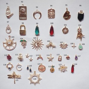 Build Your Own Diy Gold Charm Necklace Etsy